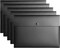 5 Pieces A4 Envelopes Folders for Paperwork Plastic Wallets (Black)
